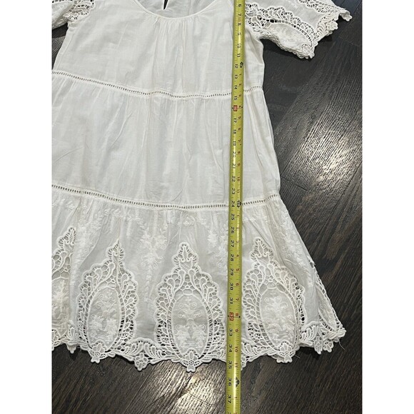 Velvet by Graham & Spencer Dress Women’s Small Carol Eyelet Embroidered Voille - Picture 7 of 9